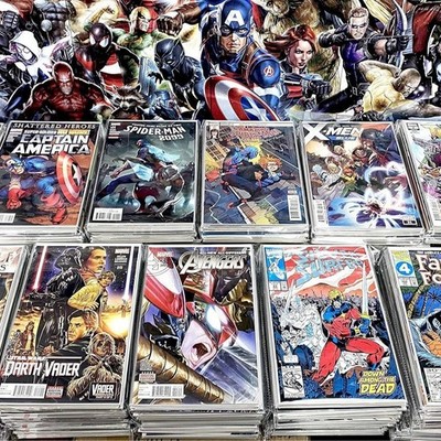 MARVEL & DC Comics 25-Piece Premium Comic Book Lot