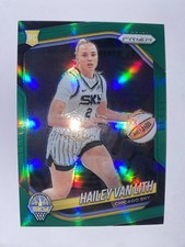 2025 Panini Prizm WNBA Hailey Van Lith #2 Green Prizm Rookie RC