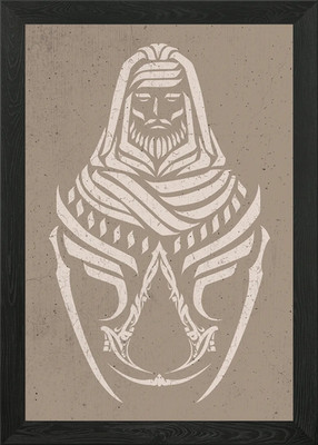 Sand Logo gerahmtes Wandbild Poster Leinwanddruck Bild
