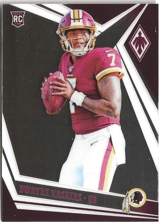 2019 Panini Phoenix Dwayne Haskins RC #103 Washington Commanders