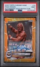 2025 TOPPS CHROME WWE AUTO-GOLD REFRACTOR #12 HULK HOGAN 8/50 PSA 9