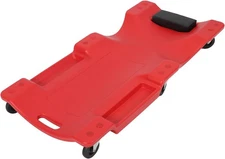Plastic Garage Creeper 350Lb Blow-Molded HDPE Body Low-Profile W/Padded Headrest