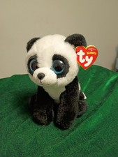 TY Beanie Baby MING the Panda Bear (Big Eye Version) (6 Inch) Plush Stuffed Toy