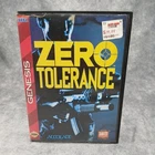 Zero Tolerance Sega Genesis Complete with Manual And Inserts  - Tested