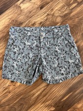 Columbia pantaloncino donna casual outdoor grigio teal mimetico 5” cuciture interne taglia 6