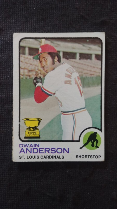 1973 Topps Baseball card # 241 Dwain Anderson   ( G to VG )