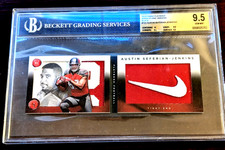 2014 Playbook Austin Seferian-Jenkins Nike Patch Booklet #2/2 BGS 9.5 Buccaneers
