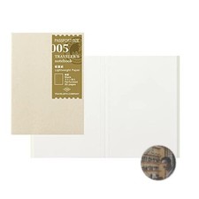 Travelers Notebook Refill Pack 2 Pcs Passport Size Unlined Paper Lightweight