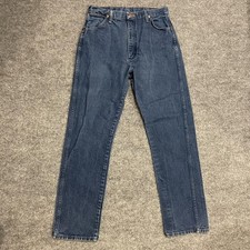 Vintage Wrangler 14MWZG Jeans 13x32 Blue High Rise Cowboy Cut Straight Western