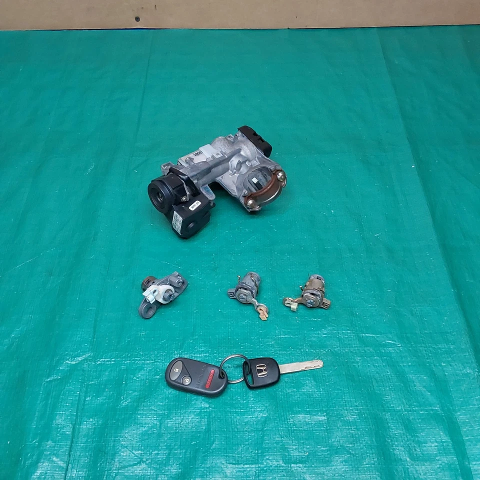 2003-2005 Honda Civic interruptor de ignição, imobilizador e conjunto de trava de porta com chave fabricante de equipamento original - Imagem 2 de 4