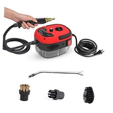2500W Portable Handheld Steam Cleaner, High Temperature Pressurized Steam Red