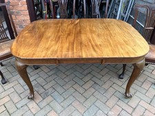 Vintage ball & claw windout dining table with 6 chairs