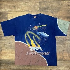 Vintage 1999 Star Wars: Episode I - The Phantom Menace promo tie-dye t-shirt