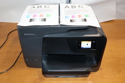 HP OfficeJet Pro 8715 All-in-one Printer Page Count: 7489 Tested LOW INK READ