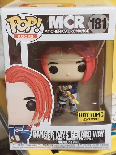 Funko Pop! Rocks Danger Days Gerard Way MCR Hot Topic Exclusive #181