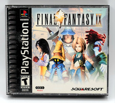 Final Fantasy IX 9 - Sony PlayStation Black Label Complete N/MINT Condition 