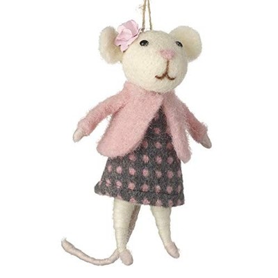 *Der Himmel schickt Ostern Maus Dekoration mit Perlenkette, süße Wohndeko