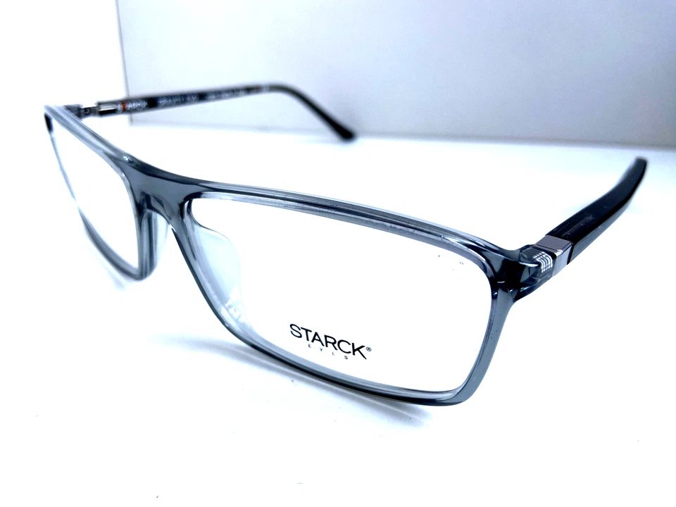 Marco de gafas para hombre STARCK Eyes SH 3031 0003 60 mm gris transparente Italia Foto 2 de 4