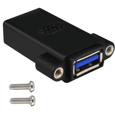 USB3.0 Female Socket Panel Mount to USB Female Adapter Data Transfer&Chanrging
