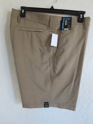 ROUNDTREE & TORKE PERFORMANCE WORK PLAY MEN'S SHORT, 9'' INSEAM SZ 40, STONE, NWT