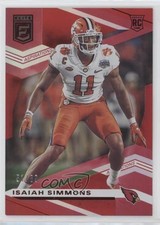 2020 Panini Donruss Elite Rookies Aspirations 51/89 Isaiah Simmons #118 0l9t