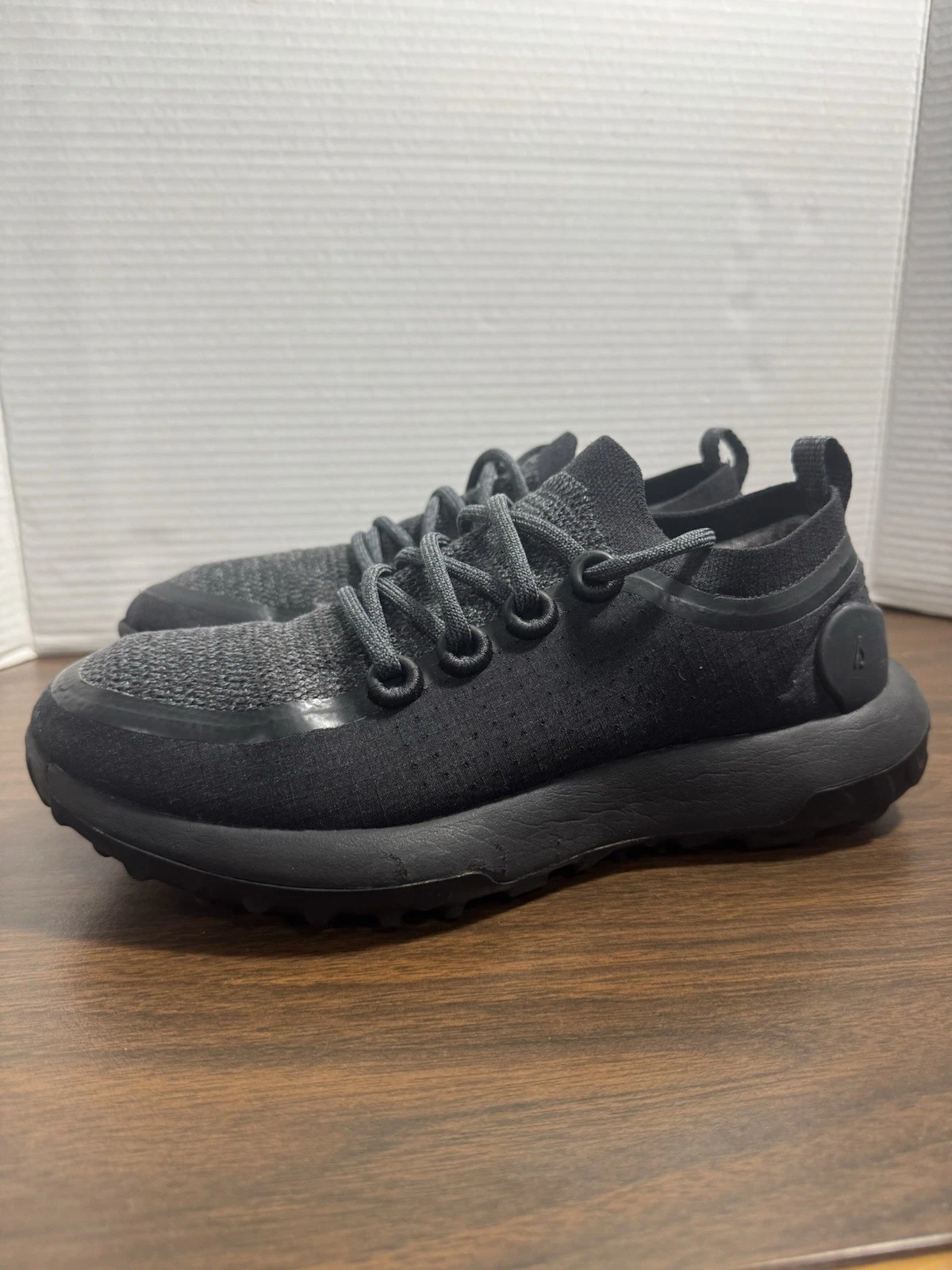Allbirds SWT Trail Runner Shoes Mens 8.5 Black Trail Running Rugged Sneakers