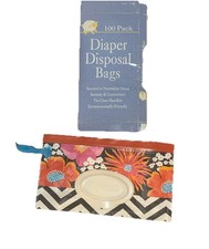 Huggies Clutch N Clean Refillable Baby Wipes Pouch  Disposable Diaper Bags