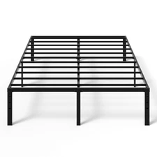 18inch Heavy Duty Sturdy Twin Full Queen King Size Metal Steel Slat Bed Frame