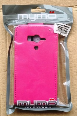 Sony Ericsson Xperia ACRO LT26w Flip Leather Case Pouch For  Pink Magnetic Cover