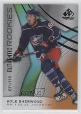 2019 SP Game Used Authentic Rookies Orange Rainbow 71/118 Kole Sherwood #163 z6b