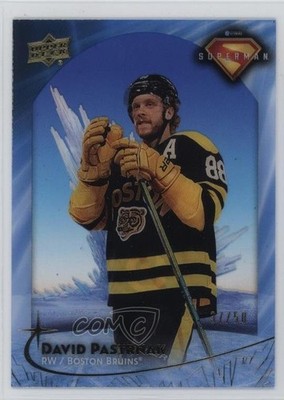 2025 DC x NHL Crossover Fortress of Solitude Gold 37/50 David Pastrnak #FS6 1tu3