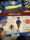 Halloween Costume Boys Paw Patrol Chase Small 6-7 New