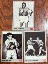 3-1991 ALL WORLD SPORTS BOXING ROCKY MARCIANO & JERSEY JOE WALCOTT CARD-DEC3325