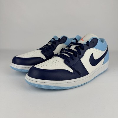 Nike Air Jordan 1 Low Sail Blue Chill 553558-149 Men's Size 12.5