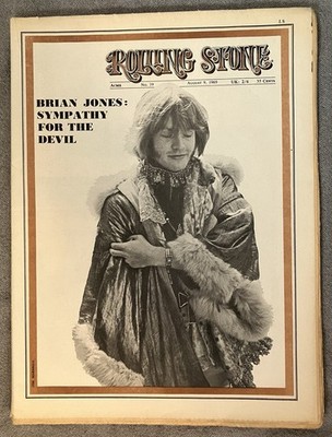 Rolling Stone Magazine No. 39 - Aug. 9, 1969 - Brian Jones death