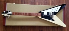 Discontinued Edwards Flying V E-Fv-125 Wb Dot Some Famous Musician Model Michael