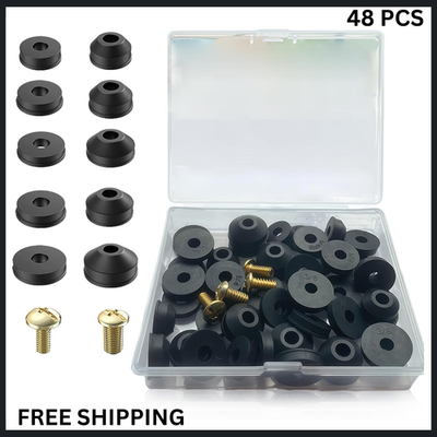 #ad #ad 48 PCS Faucet Washer Assortment Kit Outdoor Repair with 48 $9.34