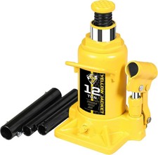 12 Ton 24000 Lb Capacity Hydraulic Stubby Low Profile Welded Bottle Jack Black 12 Ton 24000 Lb Capacity Hydraulic Stubby Low Profile Welded Bottle Jack Black
