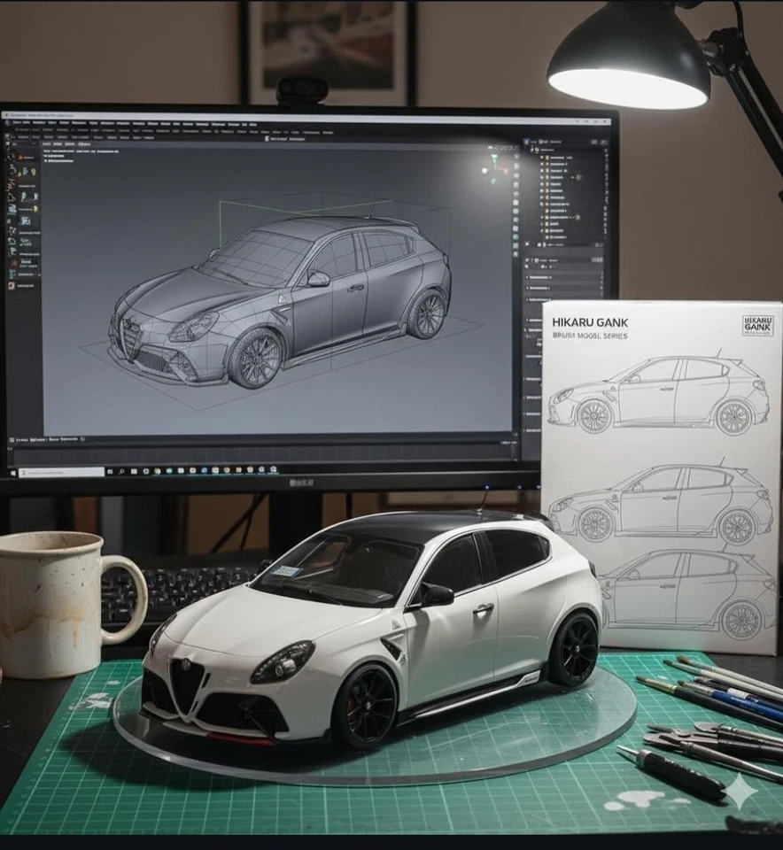 Modellino Auto Personalizzato A Scelta Con La Proprio Auto In Scala 1:18 - Immagine 4 di 4