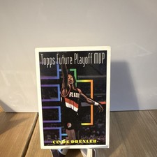 Topps 1993-94 Playoff MVP Clyde Drexler #206 Portland Trail Blazers Basketball