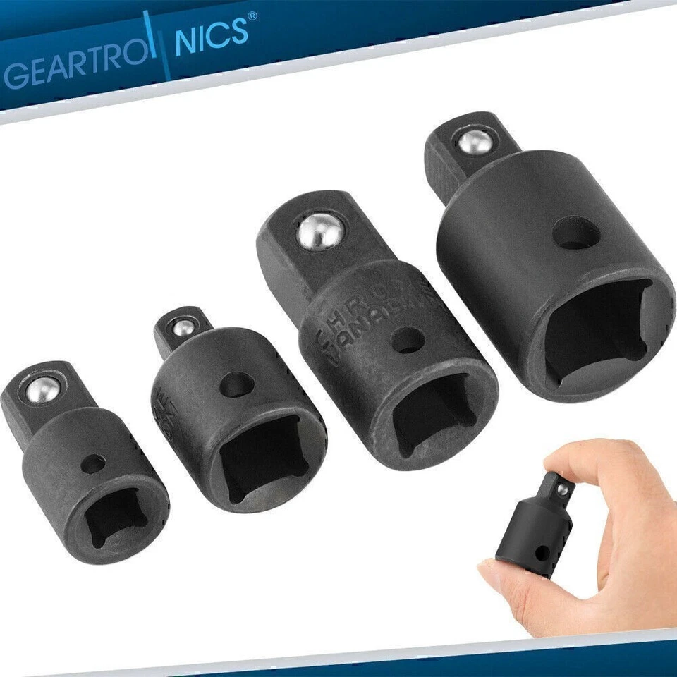 4pack 3/8" to 1/4" 1/2 inch Drive Ratchet SOCKET ADAPTER REDUCER Air Impact Set* - Image 2 of 4