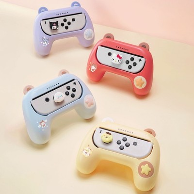 GeekShare Hand Grip for Nintendo Switch/OLED Joy Con Silicone Controller Holder