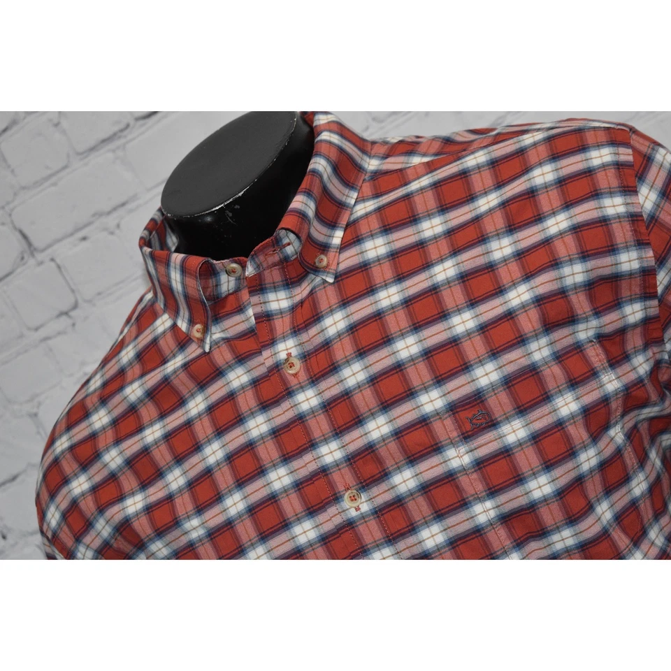 Southern Tide Performance Dress Shirt Mens Size 2XL Cotton Nylon Spandex Red - Image 2 of 4