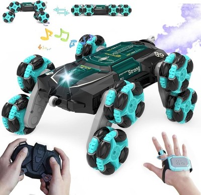 8WD Gesture Sensing Rc Stunt Car for Boy Ages 8-13,Hand Remote Control Toys Gift