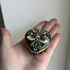 William Morris Museum Collections Ltd China Trinket Pill Pot Strawberry Thief