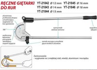Yato Rohrbiegemaschine 12Mm 21842