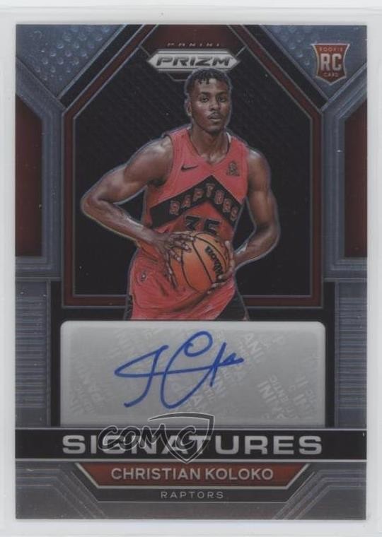 2022-23 Panini Prizm Rookie Signatures Christian Koloko #RSI-CHK Auto RC mb2