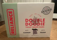 Reliance Double Doodie Camping Toilet Waste Bags 6 Pack | Easy Cleanup