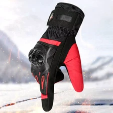 Men's Ski Full Finger Glove Motorcycle Warmer Hard Touchscreen Racing Bike Glove