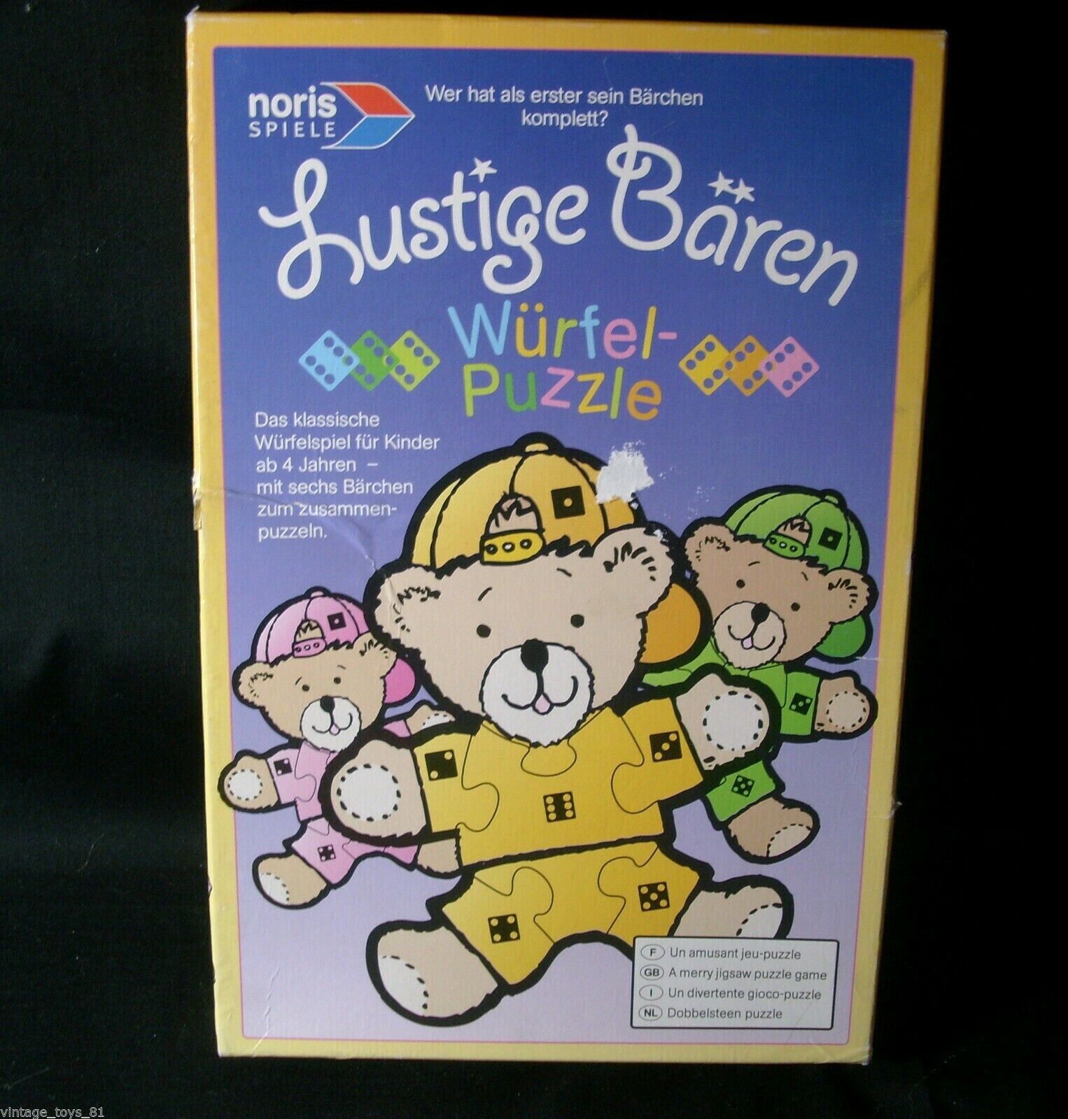 matchmaker Egyptian casualties NORIS SPIELE LUSTIGE BAREN WURFEL PUZZLE GERMAN TEDDY BEAR 6 DIFFERENT TOY | eBay matchmaker Egyptian casualties NORIS SPIELE LUSTIGE BAREN WURFEL PUZZLE GERMAN TEDDY BEAR 6 DIFFERENT TOY | eBay